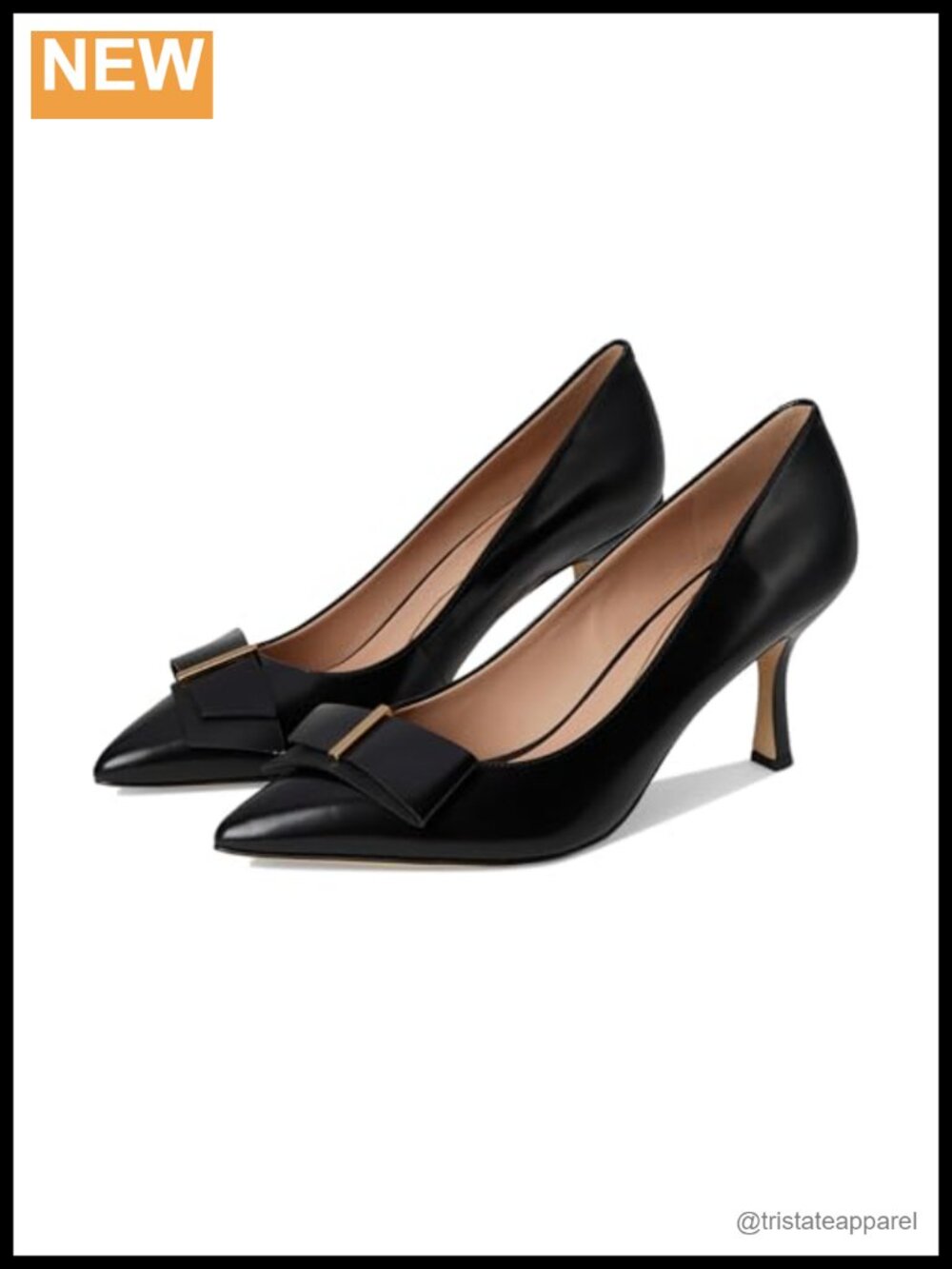 Black Box Ltr Formal Leather Pointed Toe Pump